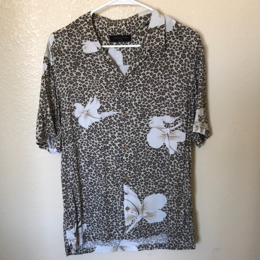Alllsaints leopard shirt